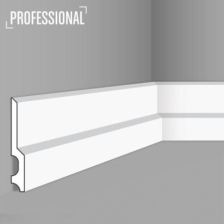 Stilby podna lajsna FD 22 polistiren visoke gustine 130x18x2000mm bela glatka stepenasta