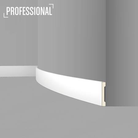 Stilby podna lajsna FD 2S FLEX fleksibilni poliuretan 110x18x2000mm bela glatka