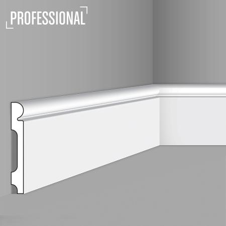 Stilby podna lajsna FL 4 polistiren visoke gustine 150x20mm bela sa gornjim ukrasnim profilom