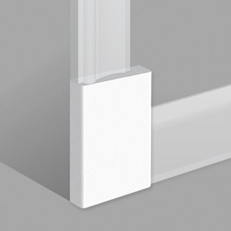 Stilby dekorativno postolje za podnu lajsnu DM 1 poliuretan 160x100x30mm bela glatko