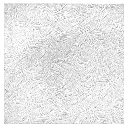 Stilby plafonska obloga Model 4 EPS stiropor 50x50cm bela sa reljefnim polukružnim teksturama.