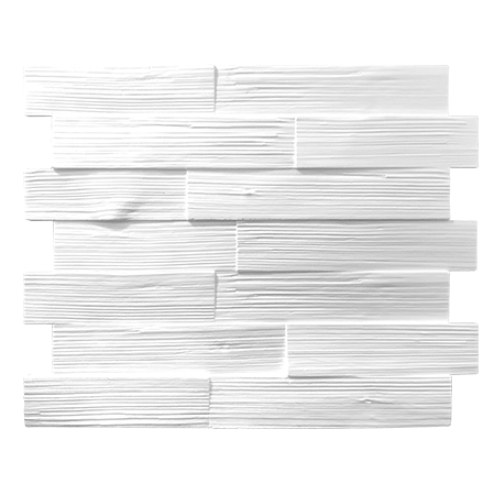3D dekorativna zidna obloga od stiropora Rustic Wood, dimenzije 400x500mm