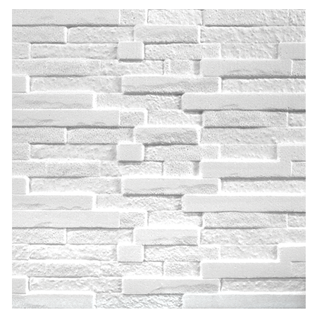 Stilby SOFT zidni panel, EPS stiropor, 500x500mm, bela boja, reljefna imitacija kamena