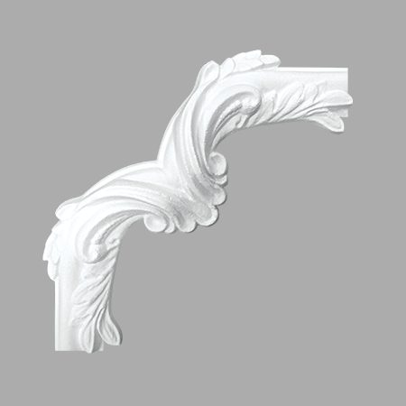 Dekorativni ugao WL 203 otporan na vlagu, farbanje bojama na bazi vode, laka montaža lepkom STIL Finish 3, kompatibilan sa zidnom lajsnom WL 2