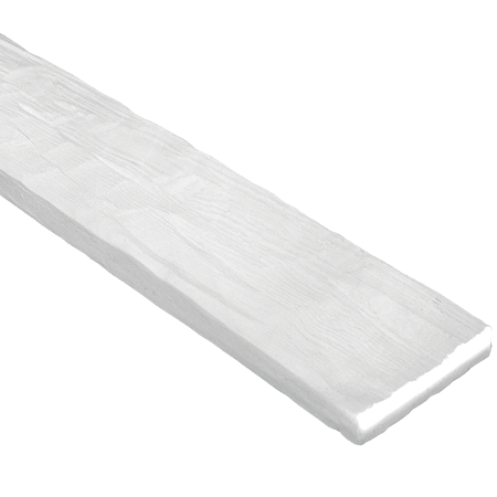 Stilby deko daska poliuretan 130x30x2800mm bela reljefna tekstura drveta