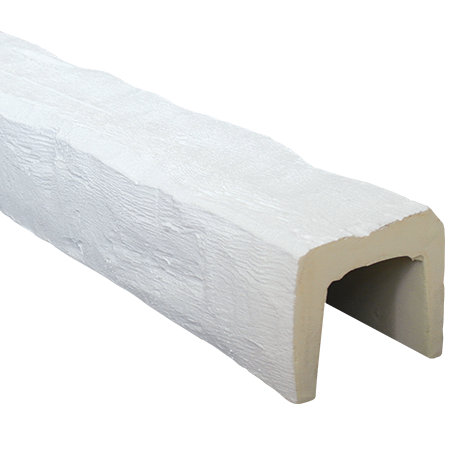 Dekorativna greda od poliuretana u beloj boji, dimenzije 90x60x2000mm