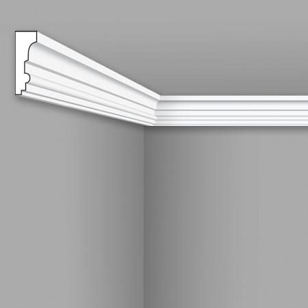 Stilby plafonska lajsna GL 62 XPS stiropor 57x17x2000mm bela dekorativni reljef