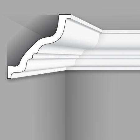 Stilby plafonska lajsna PLA 150 XPS stiropor 150x150x2000mm bela profilisana