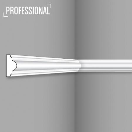 Stilby zidna lajsna CW 10 polistiren visoke gustine 25x10x2000mm bela profilisani reljef, simetričan