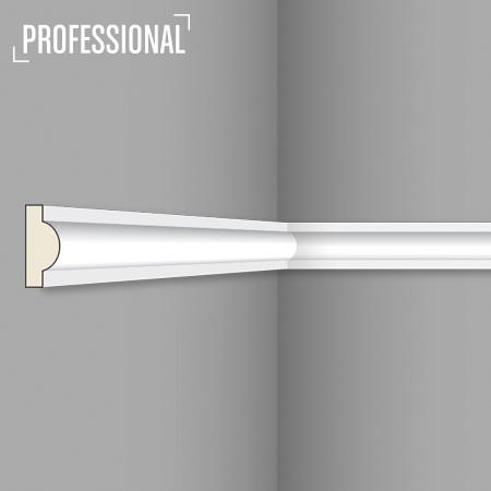 Stilby SP 2 zidna lajsna poliuretan 22x9x2000mm bela klasičan reljef, simetrična, ispupčenje po sredini