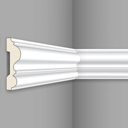 Stilby Z 13 zidna lajsna PU poliuretan 80x22x2000mm bela klasičnog profila