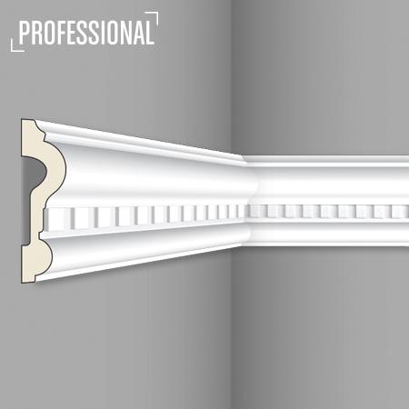 Stilby Z 32 zidna lajsna poliuretan 80x22x2000mm bela sa zupčastim reljefom