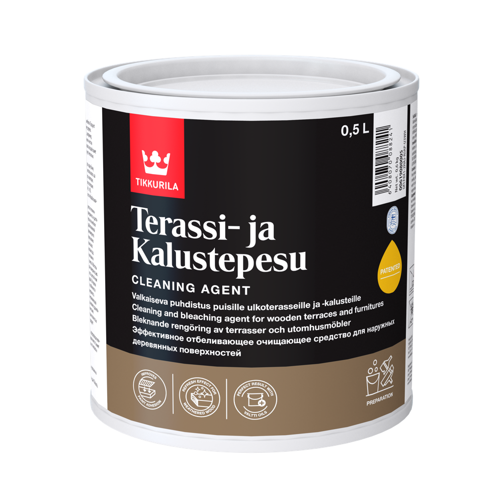Tikkurila Terassi- ja kalustepesu sredstvo za čišćenje drvenih terasa i baštenskog nameštaja 0.5 l