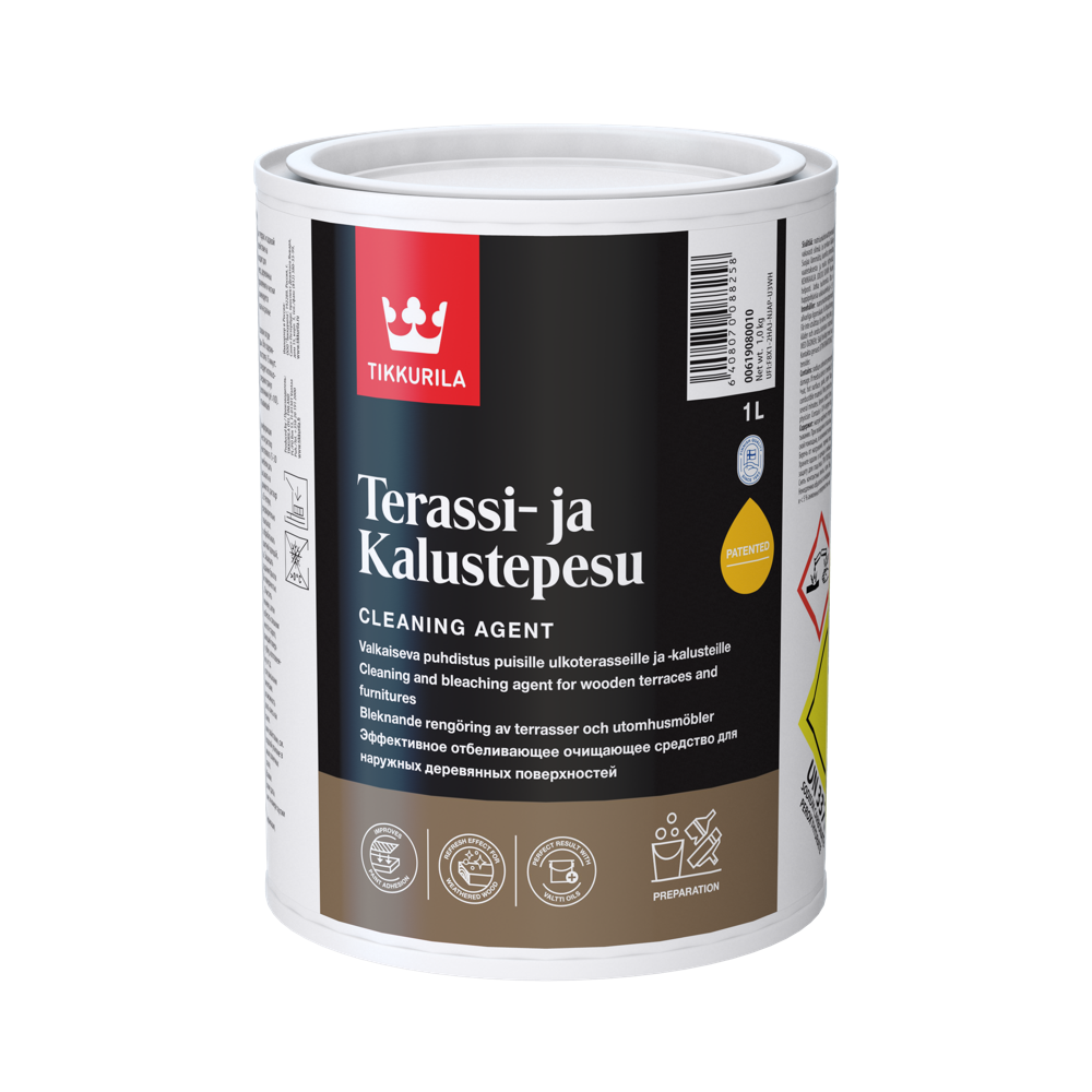 Tikkurila Terassi- ja kalustepesu sredstvo za čišćenje drvenih terasa i baštenskog nameštaja 1 l