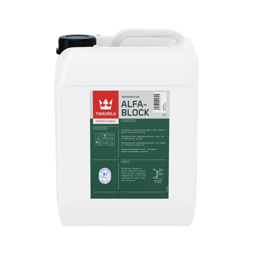 Tikkurila Alfablock silikonski premaz za mineralne površine 5 l