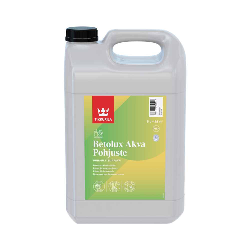 Tikkurila Betolux Akva Pohjuste akrilatni prajmer za betonske podove 5 l
