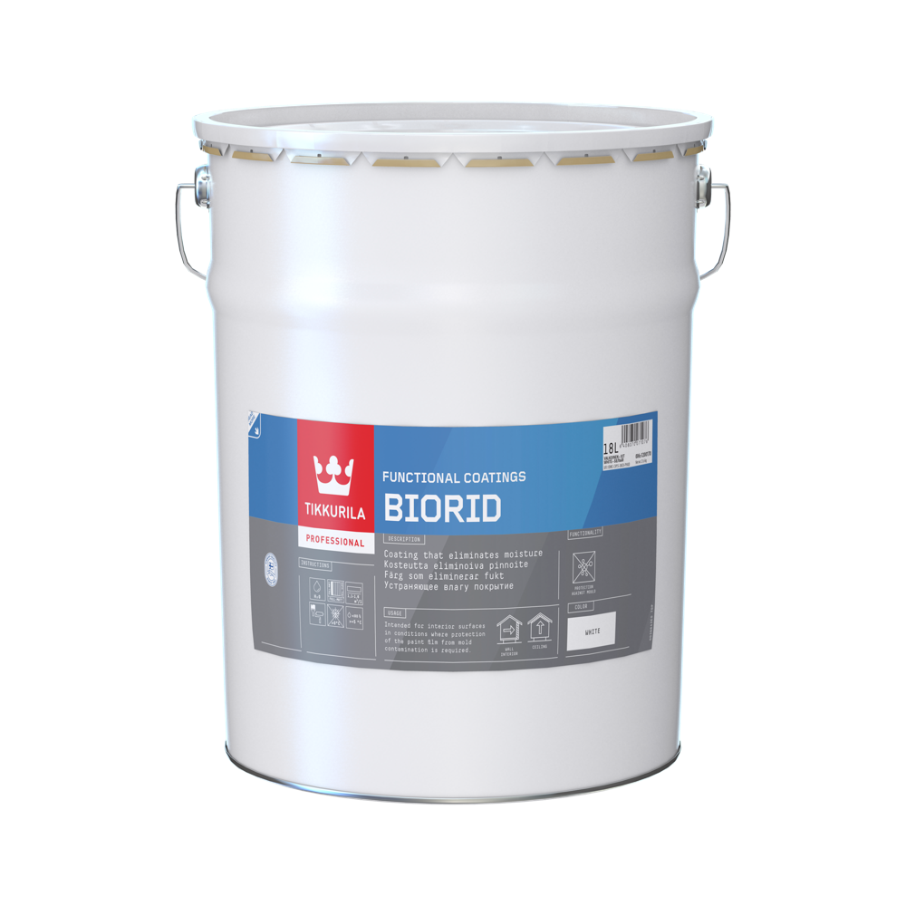 Tikkurila BioRid premaz sa mikroporama za unutrašnje površine 18 l