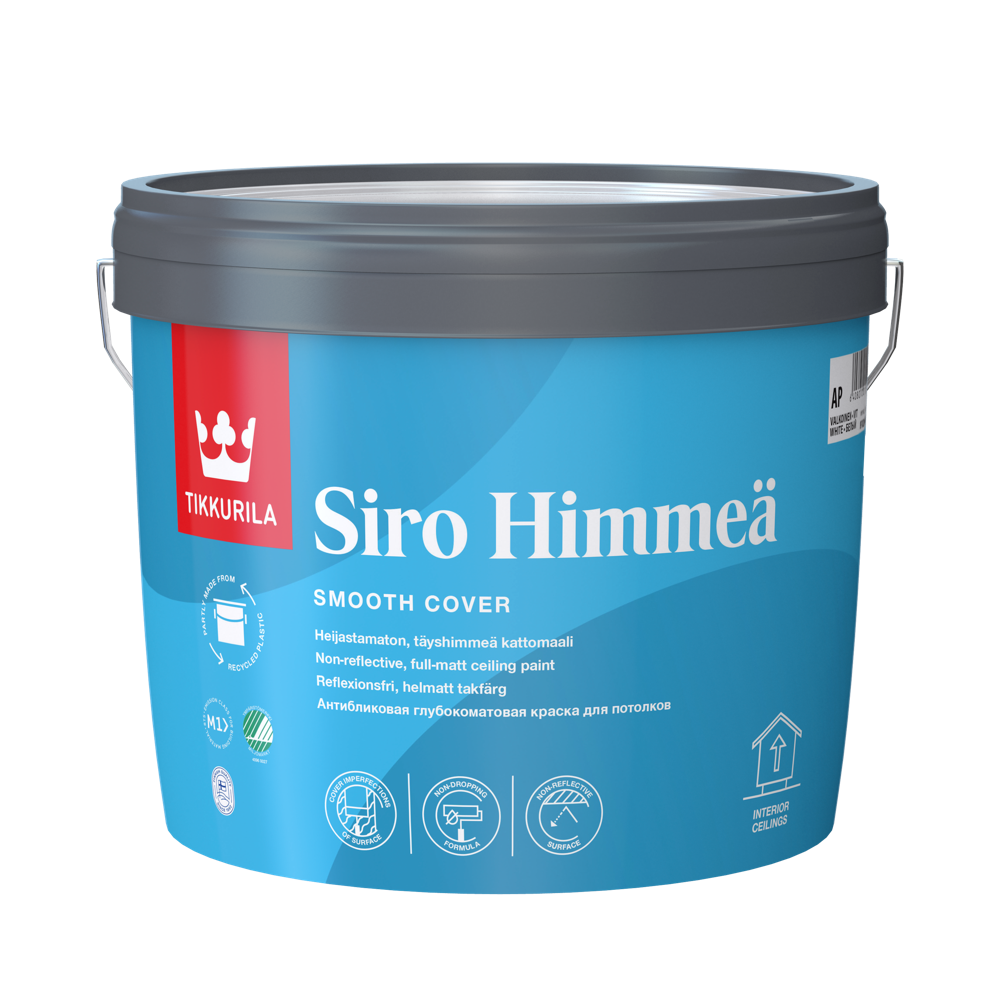 Tikkurila Siro Himmeä 2,7 L puna mat plafonska boja bez odsjaja, toniranje online u svetle nijanse po Symphony ton karti.