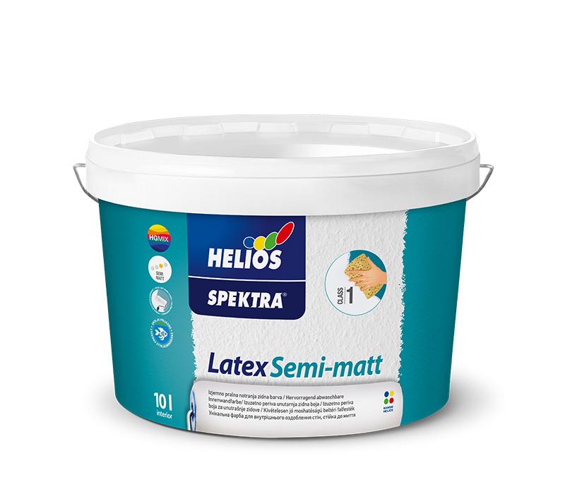HELIOS SPEKTRA Latex Semi-matt unutrašnja boja za zidove i plafone za prostorije sa velikim opterećenjem, toniranje online po NCS, INTERIOR COLOUR COLLECTION i EXTERIOR COLOUR COLLECTION ton karti.