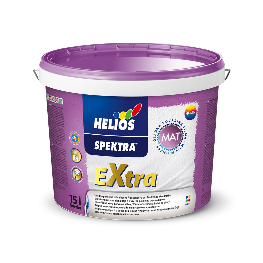 HELIOS SPEKTRA Extra unutrašnja boja za zidove i plafone, toniranje online po NCS, INTERIOR COLOUR COLLECTION i EXTERIOR COLOUR COLLECTION ton karti.