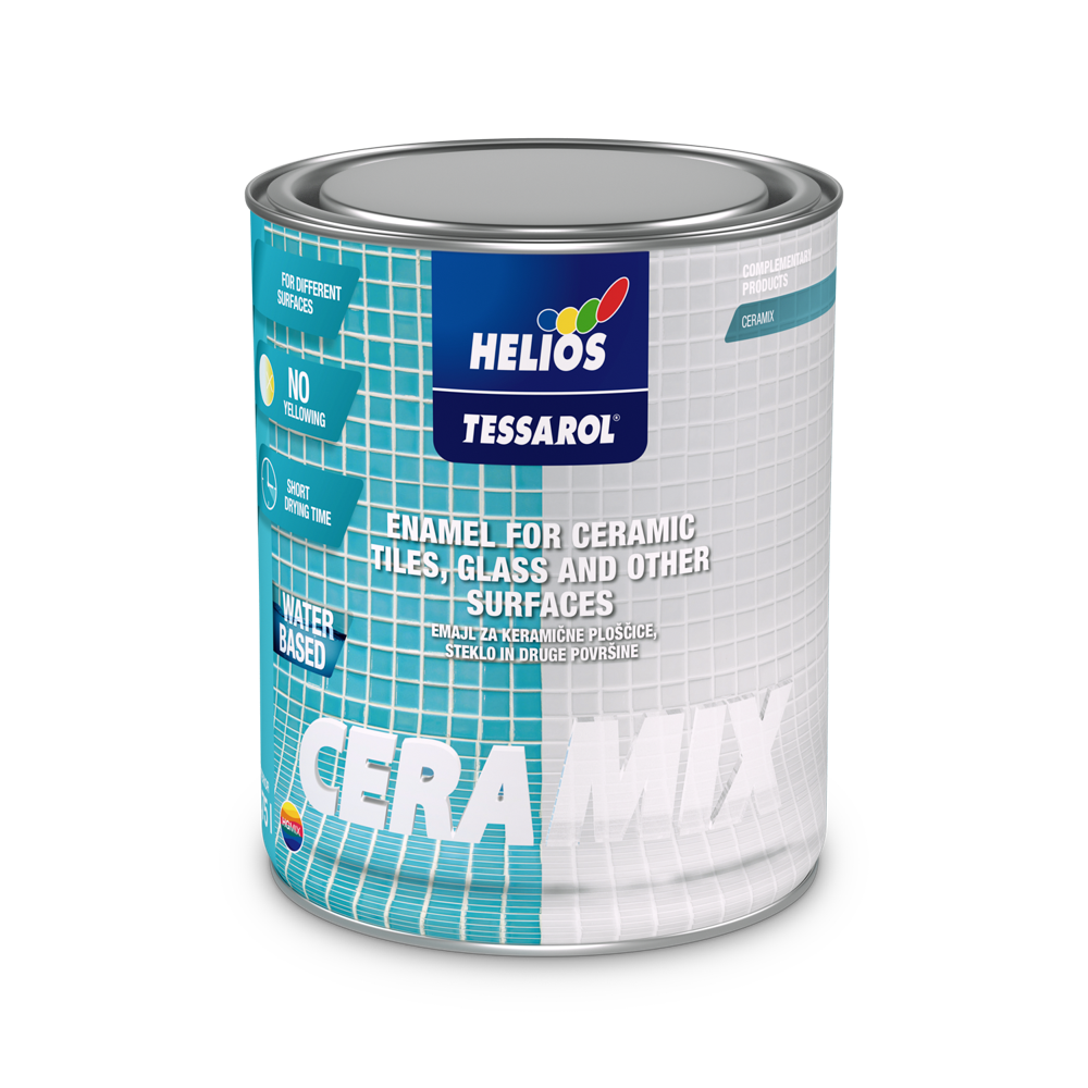 HELIOS TESSAROL CERAMIX satenski premaz za keramiku i staklo, toniranje online po NCS i Interior Colour Collection