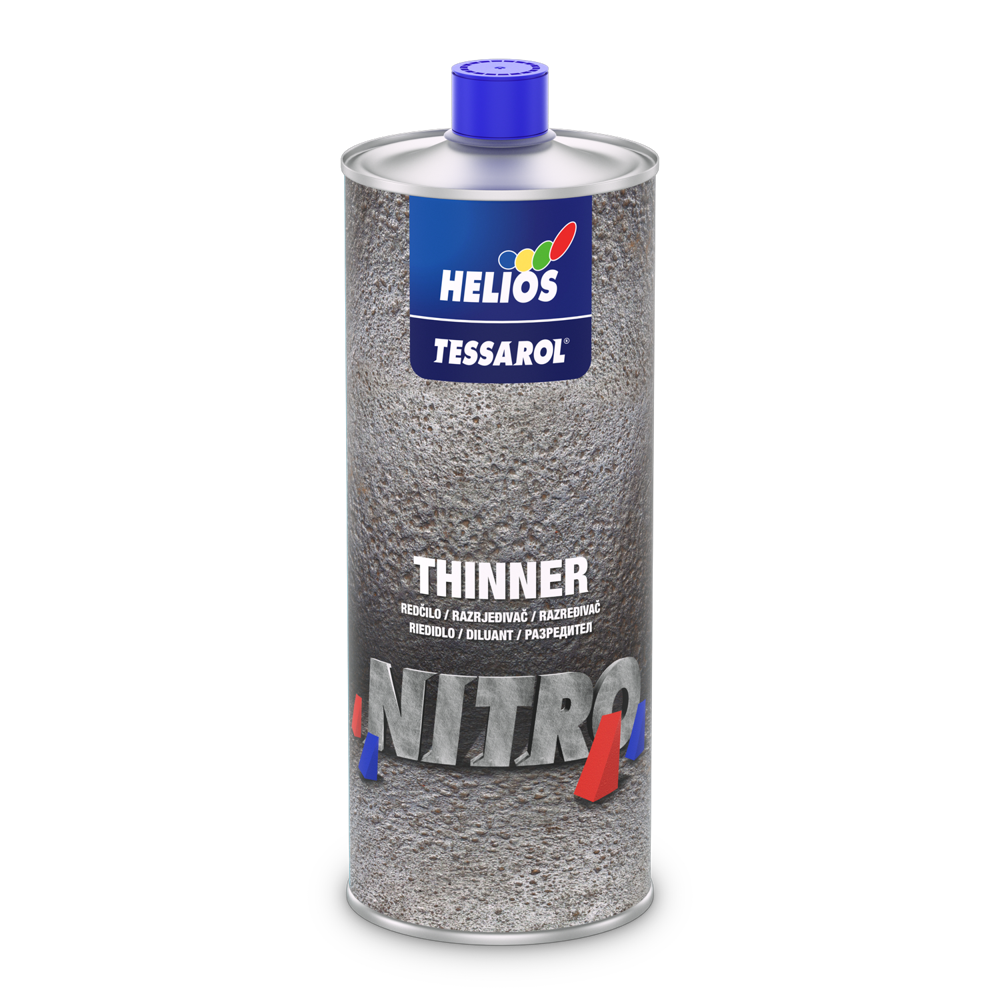HELIOS TESSAROL NITRO razređivač 1 l za razređivanje nitro premaza i pranje alata.