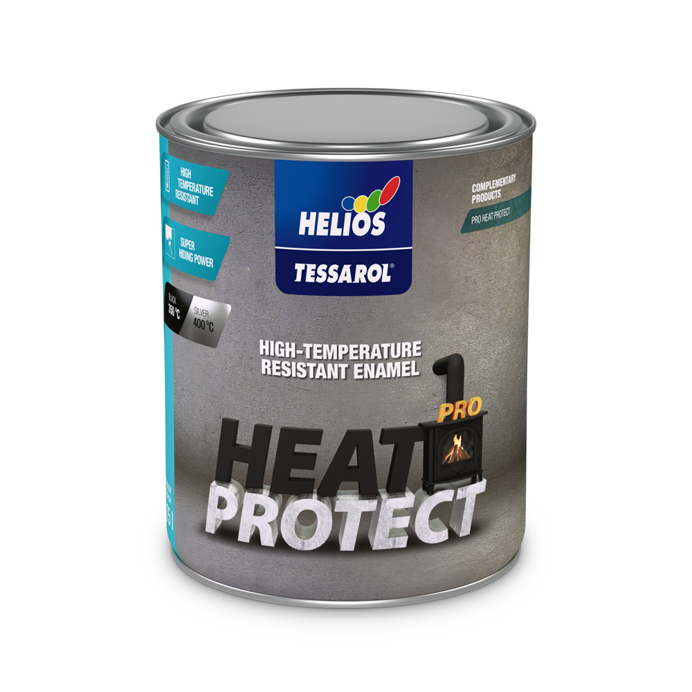 HELIOS TESSAROL PRO HEAT PROTECT srebrna boja otporna do 400°C 0,75 l Ne tonira se.